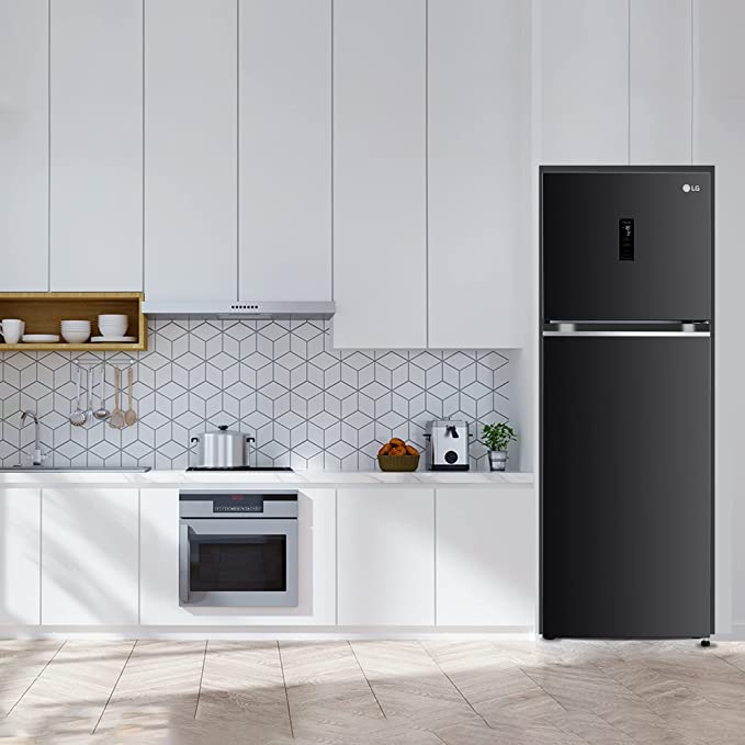LG 343 L 2 Star Frost-Free Smart Inverter Double Door Refrigerator (GL-D382SESY, Ebony Sheen, Door Cooling+) LG 343 L 2 Star Frost-Free Smart Inverter Double Door Refrigerator (GL-D382SESY, Ebony Sheen, Door Cooling+)